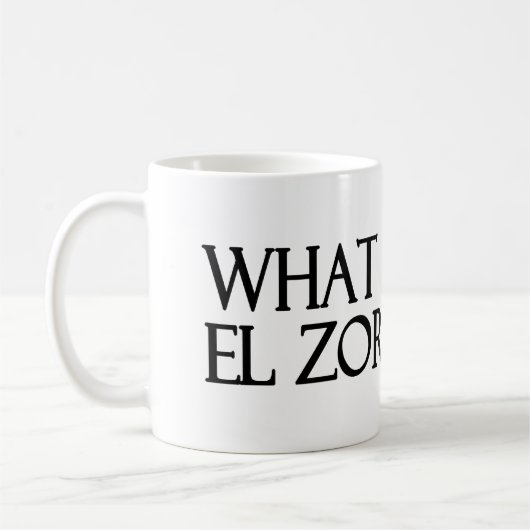 EL Zorro Kaffeetasse (Links)