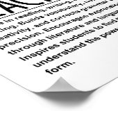 Ela-Lehrer Poster (Ecke)
