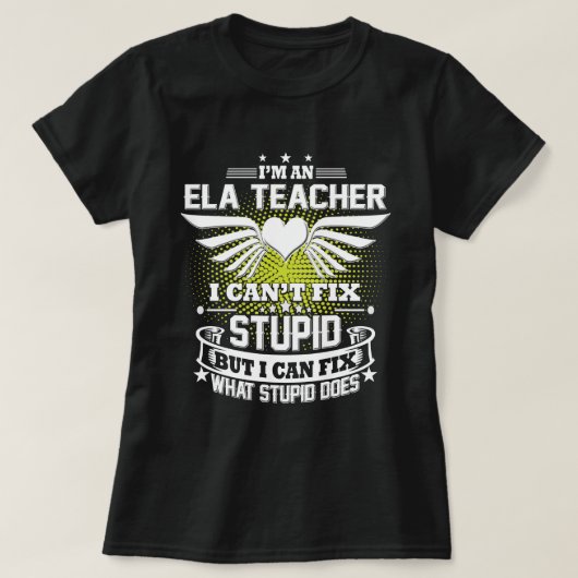ELA Lehrer Shirts Geschenk (Design vorne)