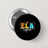 Ela Squad Lehrer Ck Zur Schule Englischsprachige K Button (Vorne & Hinten)