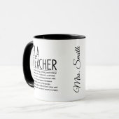 Ela teacher tasse (Vorderseite Links)