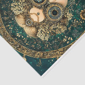 Elaborate Fantasy Steampunk Frau Y4 Decoupage Seidenpapier (Ausschnitt)