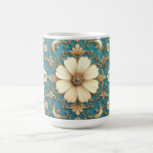 Elaborate Floral Vintag Kaffeetasse (Mittel)