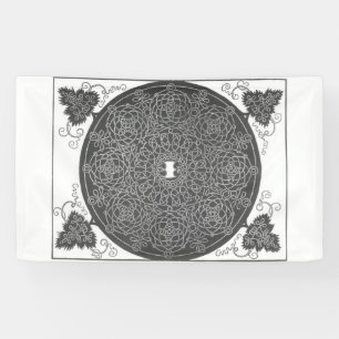 Elaborate Knot Pattern (von Albrecht Dürer) Banner