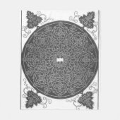 Elaborate Knot Pattern (von Albrecht Dürer) Fleecedecke (Vorderseite)