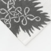 Elaborate Knot Pattern (von Albrecht Dürer) Fleecedecke (Ecke)