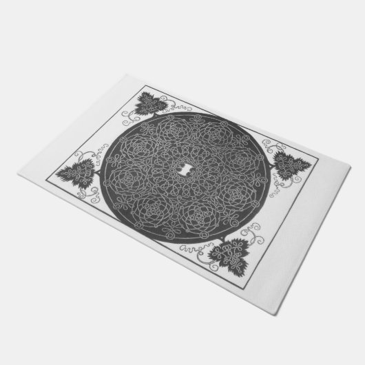 Elaborate Knot Pattern (von Albrecht Dürer) Fußmatte (Schrägansicht)