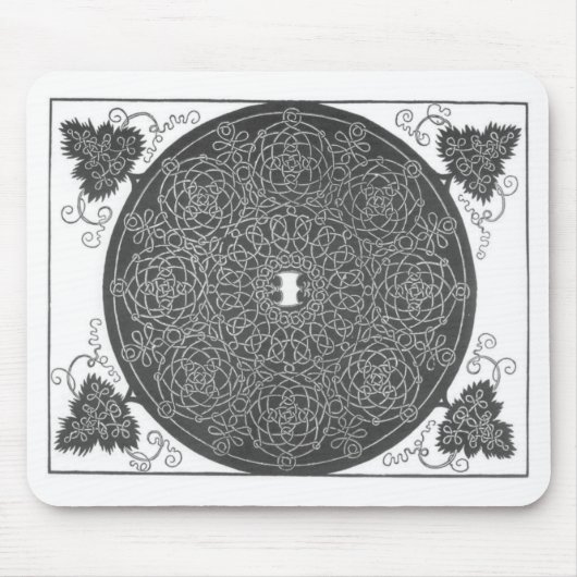 Elaborate Knot Pattern (von Albrecht Dürer) Mousepad (Vorne)