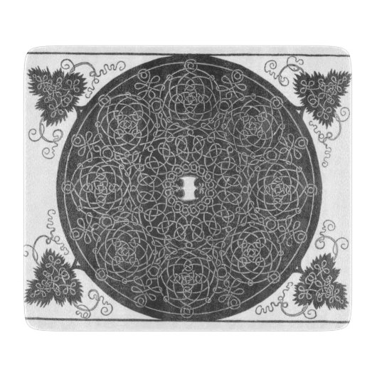 Elaborate Knot Pattern (von Albrecht Dürer) Schneidebrett (Vorderseite)