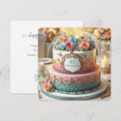 ELABORATION FARBFARBIGER FLORALISCHER JAHRESKUCH (Vorne/Hinten)