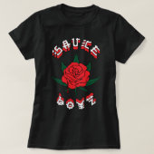 Eladio Carrion SauceBoyzzz Eladio Carrion Rose Pul T-Shirt (Design vorne)