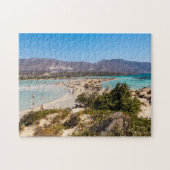 Elafonisi Beach, Chania, Kreta, Griechenland Puzzle (Horizontal)