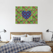 Elafonisi Heart Leinwanddruck (Insitu (Schlafzimmer))