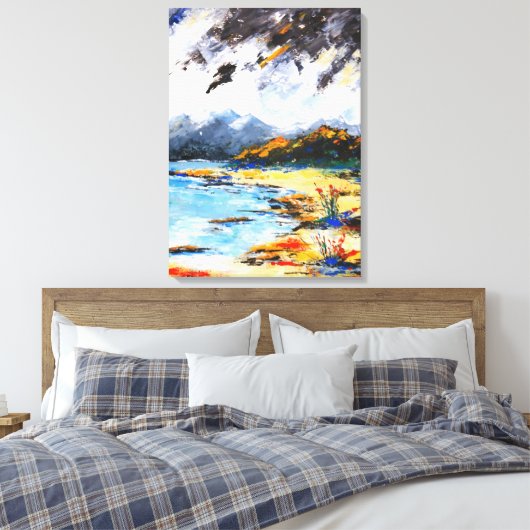 Elafonisos, Greece Leinwanddruck (Insitu (Schlafzimmer))