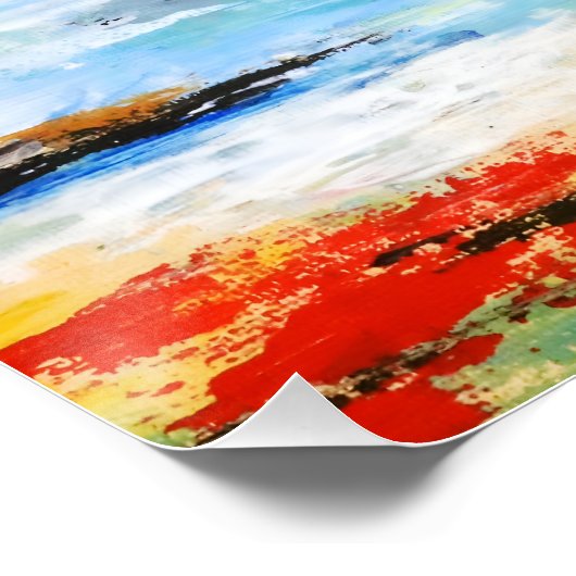 Elafonisos, Greece Poster (Ecke)