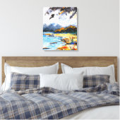 Elafonisos, Griechenland Leinwanddruck (Insitu (Schlafzimmer))