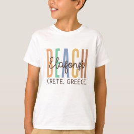 Elafonsi Beach Krete Griechenland (Sands) T-Shirt