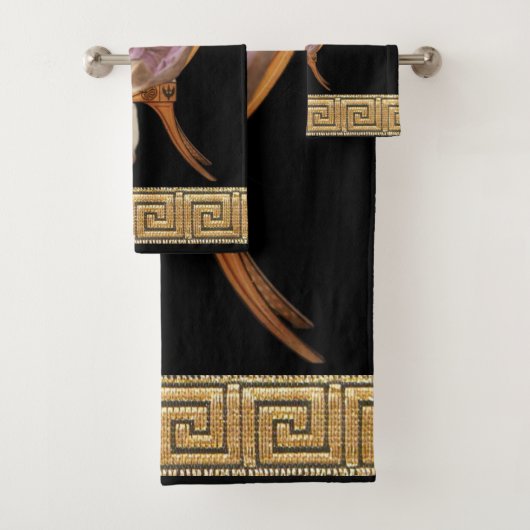 Elagabalus Roman Kaiser Hollywood Regency Badhandtuch Set (Insitu)