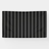 Elagnat Black & Smoky Black Vertical Stripes Banner (Horizontal)