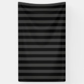 Elagnat Black & Smoky Black Vertical Stripes Banner (Vertikal)