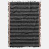 Elagnat Black & Smoky Black Vertical Stripes Decke (Vorderseite Vertikal)