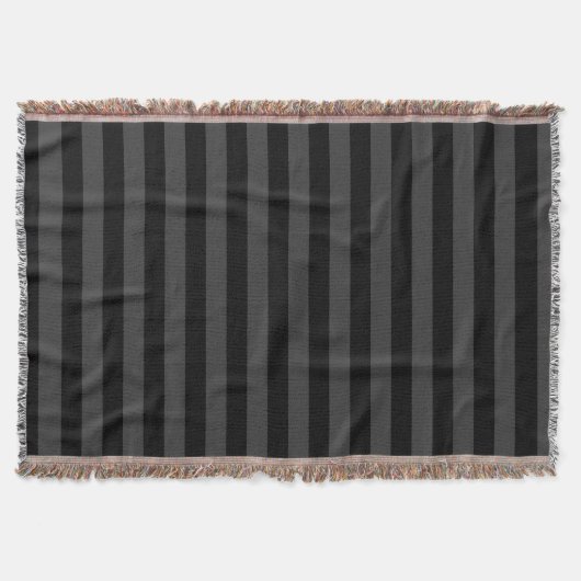 Elagnat Black & Smoky Black Vertical Stripes Decke (Vorderseite)