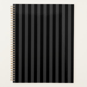 Elagnat Black & Smoky Black Vertical Stripes Planer