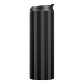 Elagnat Black & Smoky Black Vertical Stripes Thermosbecher (Nach links gedreht)
