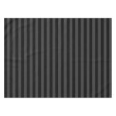 Elagnat Black & Smoky Black Vertical Stripes Tischdecke (Vorderseite (Horizontal))