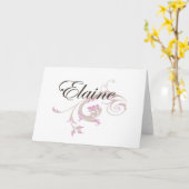 Elaine Karte (Gelbe Blume)