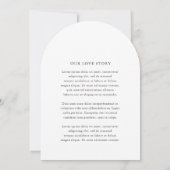 Elaine Monogram Elegant Wedding Einladung (Rückseite)