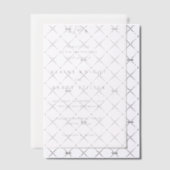 Elaine Monogram Elegant Wedding Pergament Einladungen (Versetzt (Einladung))