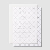 Elaine Monogram Elegant Wedding Save the Date Pergament Einladungen (Versetzt (Einladung))