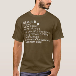 Elaine Name Elaine Definition Elaine weibliche Bez T-Shirt