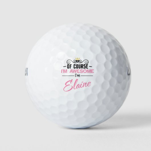 Elaine natürlich bin ich Phantastisch Golfball (Vorderseite)