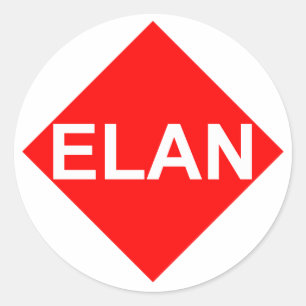 elan aufkleber