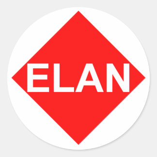 elan aufkleber