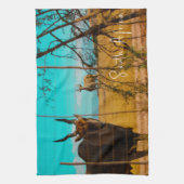 Eland Antelope Animal South Africa ZA Geschirrtuch (Vertikal)