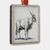 Eland Silbernes Ornament (Rechts)