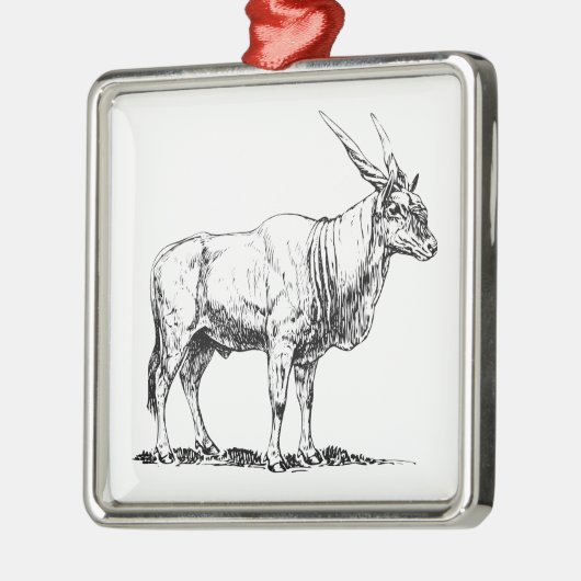 Eland Silbernes Ornament (Links)