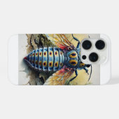 Elaphropus beetle 240924IREF210 - Watercolor iPhone Hülle (Rückseite (Horizontal))
