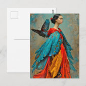 "Elaris" - Federn des Werden Postkarte (Vorne/Hinten)