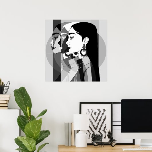 Elas em uma 01 poster (Heimbüro)