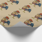 Elastischer Hahn! Geschenkpapier (Ecke)