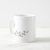 Elastischer Pudel Kaffeetasse (Vorderseite Links)