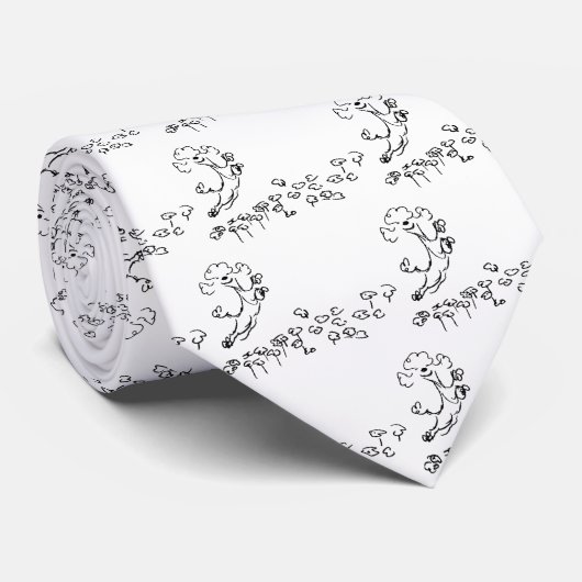 Elastischer Pudel Krawatte (Gerollt)