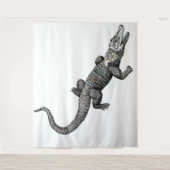 Elavated Alligator Tapestory Wandteppich (Vorderseite)