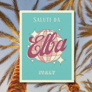 Elba Italien Urlaub Retro Vintage Postkarte