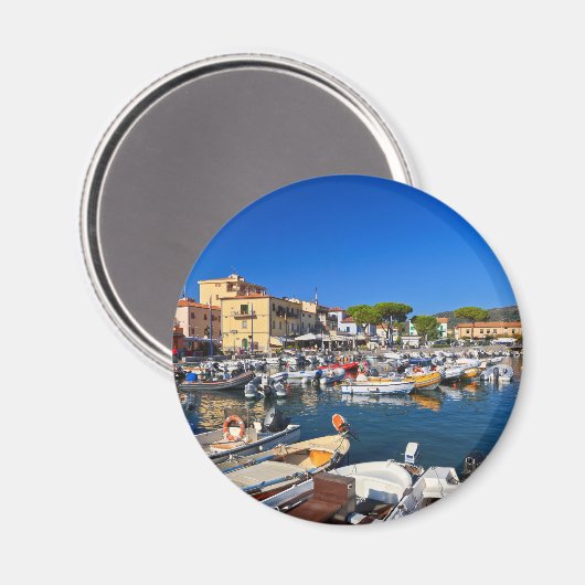 Elba - Marina di Campo Magnet (Vorderseite/Rückseite)