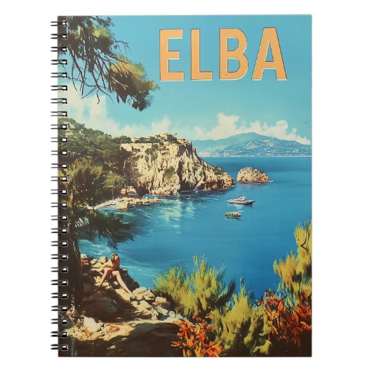 Elba Vintag Notizblock (Vorderseite)